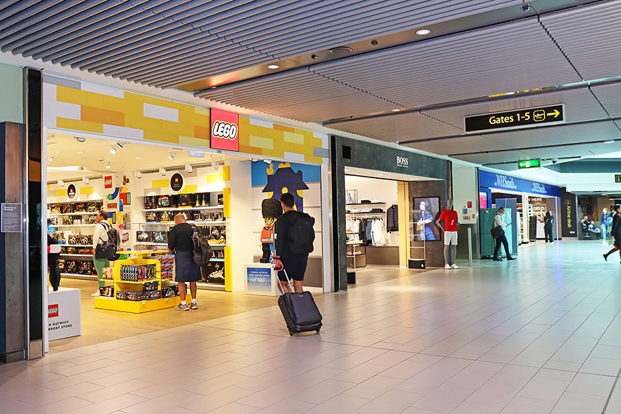 Gatwick opens new retail offers including two LEGO stores